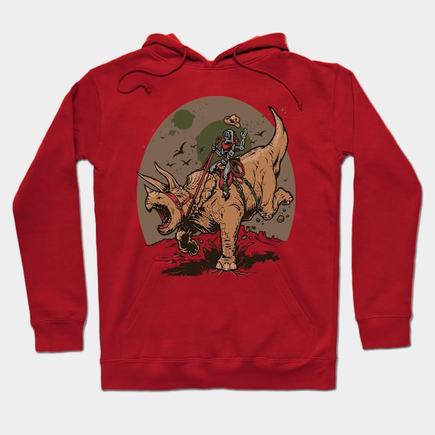 DinoCowbot Hoodie by Captain_RibMan